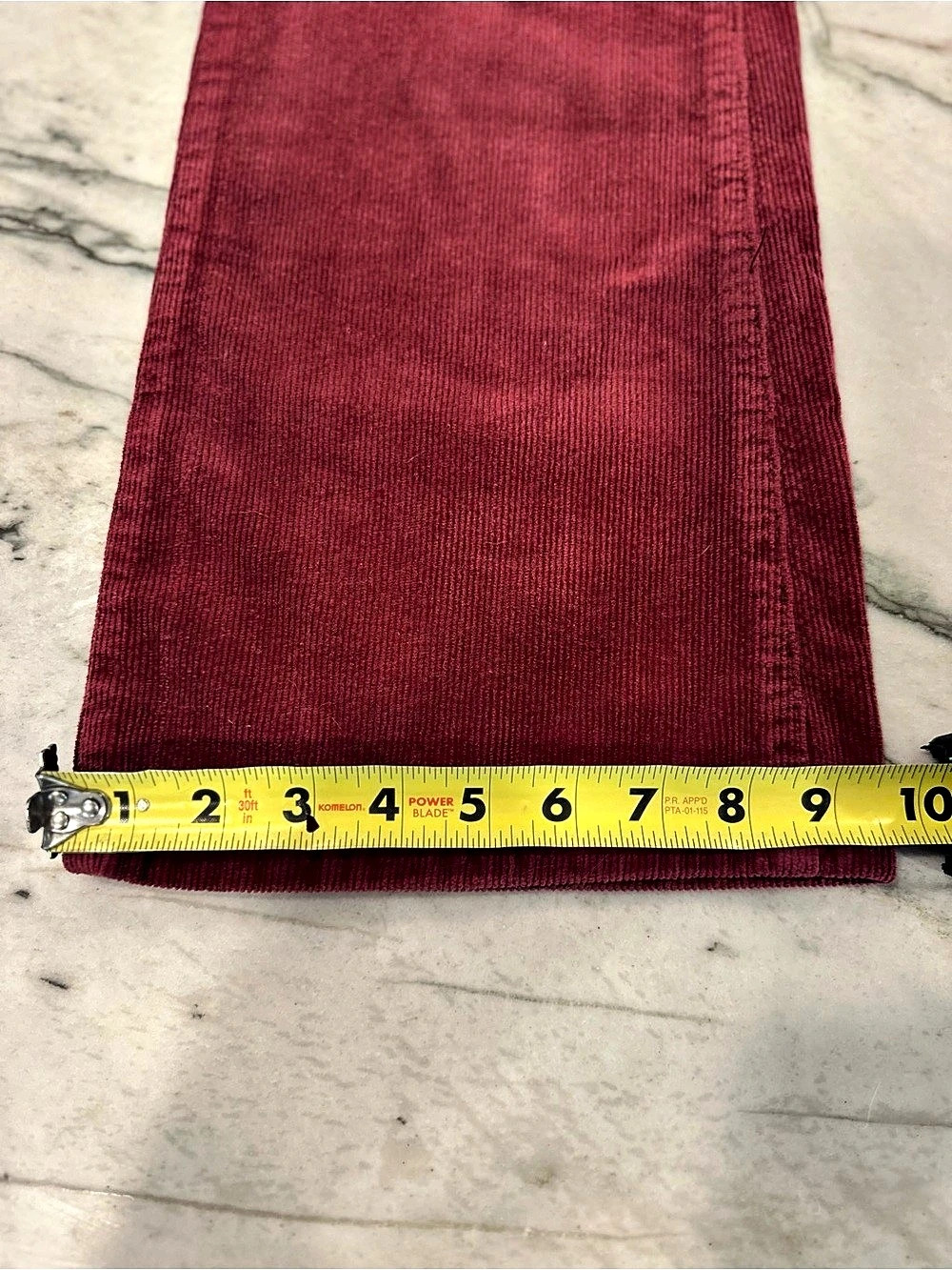 Pilcro Women’s Wide Leg Corduroy Jeans in Red Wine. Waist 29. Like New - Picture 6 of 8
